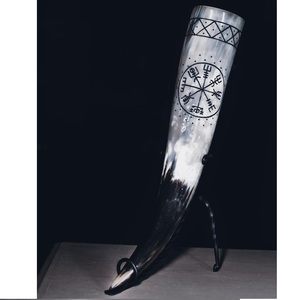 Cuerno de búfalo hecho a mano de la mejor calidad, cuerno para beber, cuerno Natural pulido, logotipo de personalización al por mayor disponible - Product Image 2