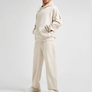 Conjunto Deportivo de Moda para Hombre al por Mayor, Traje Deportivo con Capucha y Pantalones Deportivos Transpirables, Ropa Deportiva Personalizada OEM de Alta Calidad - Product Image 1