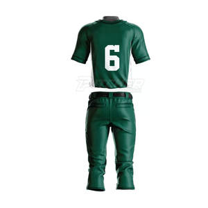 Ensemble d'uniformes de baseball pour adultes, tissu doux et respirant, maillot et pantalon, taille plus, logo personnalisé, haute qualité pour l'entraînement et les matchs - Product Image 2