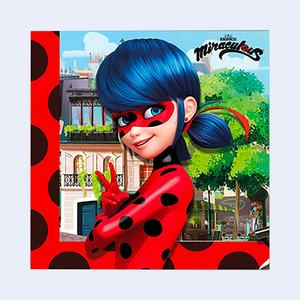 Serviettes en papier Coccinelle 33x33cm 20 pièces Décorations de fête Fournitures d'anniversaire pour enfants - Product Image 1