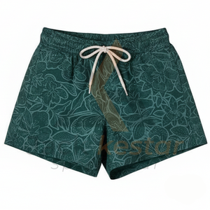 กางเกงขาสั้นชายหาดลำลองผู้ชาย ดีไซน์ใหม่ล่าสุด พิมพ์ลายตามสั่ง สวมใส่สบาย กันน้ำ แห้งเร็ว ความยาวสั้น - Product Image 6
