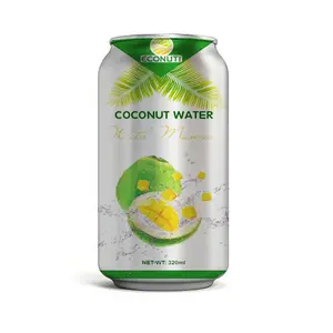 YOOH/OEM Sparkling Coconut Water Drink Peach Flavor Lychee Flavor Best Coconut water Top sale 2024 in Vietnam