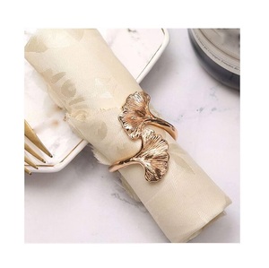 Nuevas tendencias Servilletero de metal Chapado en cobre Uso de exportador de alta calidad para decoración de mesa Soporte de pañuelos - Product Image 1