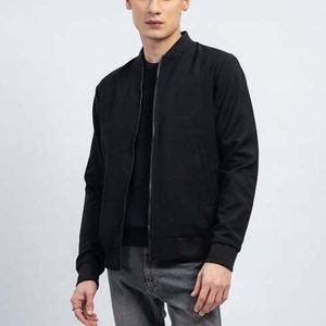 Fabricante de ropa, chaquetas de satén personalizadas para hombres, chaqueta Bomber de primavera Otoño Invierno 2025, chaqueta de béisbol de moda para exteriores para hombres - Product Image 1