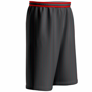 กางเกงบาสเก็ตบอลผู้ชายแบบสตรีท ดีไซน์แบบซับลิเมชั่น ผ้าโพลีเอสเตอร์ตาข่าย ระบายอากาศ แห้งเร็ว สีพื้น รับสกรีนโลโก้ - Product Image 5