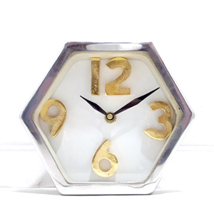 Thép không gỉ kim loại độc quyền cổ điển không đánh dấu Máy tính để bàn giường phòng khách nhà bếp trong nhà trang trí nội thất bảng đồng hồ - Product Image 1