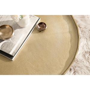 Modern Eco-Friendly <b>Metal</b> Coffee Table Large Oval Top Multi-Purpose Bedroom Living Room <b>Furniture</b> - Product Image 2