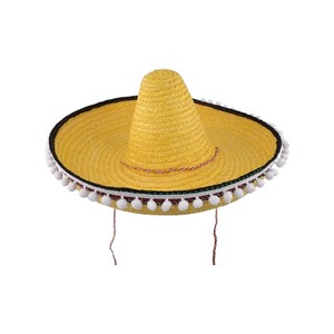 Wholesales High Quality Natural Festival Summer 2024 Mexican Straw Hats Adults and Children - Product Image 3