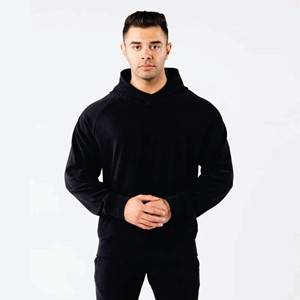 Hot Sale High Quality Custom Logo Cotton French Terry Oversize Hoodie <b>Thick</b> <b>Fleece</b> Drop Shoulder Plain Blank Custom Men Hoodies - Product Image 1
