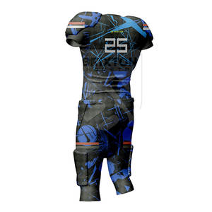 Uniforme de fútbol americano personalizado para hombre, novedad, venta al por mayor, manga corta, diseño transpirable para equipos - Product Image 4