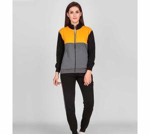 Trajes Deportivos Cortos de Invierno para Mujer, Ecológicos, Anti-Pilling, de Mezcla de Poliéster/Algodón, Diseño Personalizado, Tejido Grueso - Product Image 3