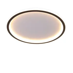 Lampu LED Langit-langit Modern Kreatif, Lampu Panel Lampu Langit-langit Bulat/Persegi