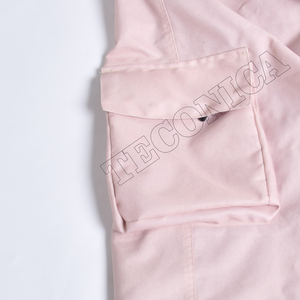 Pantalones de Nieve Beige con Diseño de Llamas, Cintura Ajustable, Bolsillos Tipo Cargo, Forro Cálido, Tela Resistente al Viento y Corte Holgado - Product Image 5