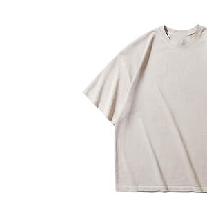 Camiseta Personalizada de Algodón Grueso de 320 g/m², Estilo Vintage, para Hombre, Camiseta de Algodón Desgastado, Lisa, de Manga Corta y Talla Grande - Product Image 2