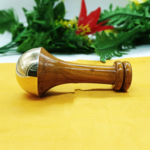 100% Pure Large Kansa Wand Original Indian Handheld Body Massage Tool para el bienestar Rejuvenecimiento de la piel y beneficios de desintoxicación - Product Image 2