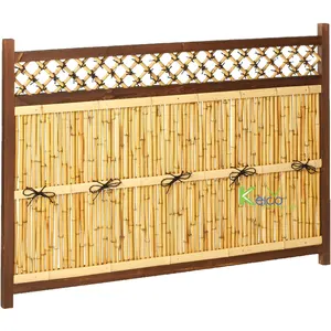 Vietnam yüksek kaliteli bambu Zen bahçe çit oryantal mobilya indirim çit Co toplu çit malzemeleri bahçe süslemeleri