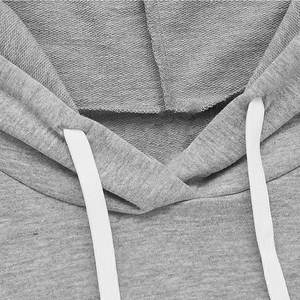 Femmes Crop Top Hoodies Manches Longues Coton Polyester Plain Crop Top Hoodie pour Plain Quick Dry Respirant Femmes Crop Top hoodies - Product Image 4
