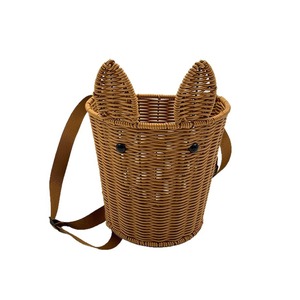 Cesta de Mimbre Tejida a Mano con Forma de Conejos, Cestas de Almacenamiento de Mimbre Natural, Estilo Moderno, Hecho en Vietnam - Product Image 1