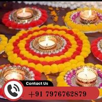 Photophore en métal fait à la main avec Rangoli fleurs artificielles décorations traditionnelles indiennes pour événements de mariage à la maison en vente