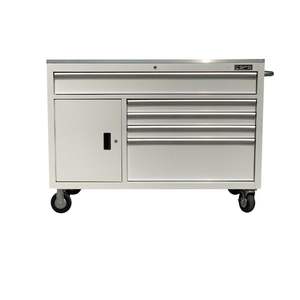 CSPP ตู้เก็บเครื่องมือหมุน132ซม., 5ลิ้นชักวัสดุเหล็กสำหรับช่างโรงจอดรถ - Product Image 4