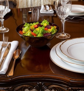 Tazón de resina translúcida marrón ámbar con acabado de mármol clásico, decoración pulida para el hogar o la oficina, Estilo clásico - Product Image 2