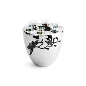 Seau à glace martelé robuste, utilisation professionnelle pour les événements et les fêtes, finition cuivre, seau à glace en métal de luxe, tendance fabriqué par Zahid Exports - Product Image 1