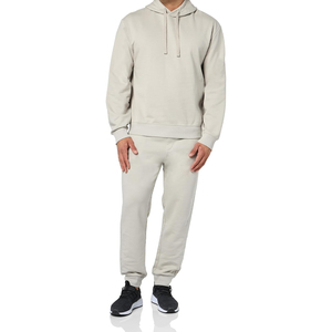 Top Trending Custom Alta calidad 100% Algodón Chándal Hombres Sudadera con capucha y Jogger Set Oversized Pullover Hoodies Hombres Chándal - Product Image 2