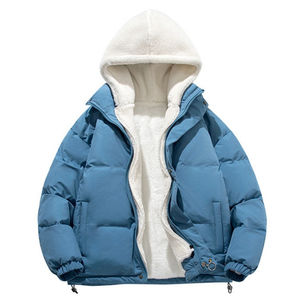 Chaqueta Acolchada de Nailon Negra, Estilo Burbuja, Transpirable, Resistente al Viento, con Capucha, Logotipo Personalizado de Alta Calidad, Brillante, para Invierno - Product Image 5