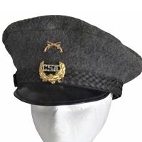 Gorra de Lana OEM con Visera de Cuero, Gorras de Lana de Alta Calidad Hechas a Mano, Gorras Civiles Personalizadas para Hombre y Suministro de Sombreros