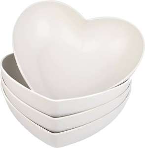 Decorative <b>Heart</b> Shaped Resin Serving <b>Bowl</b> Polished Serving <b>Bowl</b> for Home Hotel Tabletop Decoration for Food & Salad <b>Bowl</b> - Product Image 3