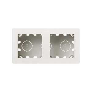 Scatola di superficie bianca per 2 elementi Simon 270 (20000821-090) - Product Image 1