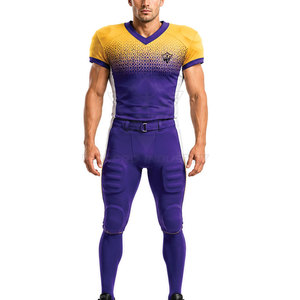 Uniforme de Fútbol Americano Estilo Jersey Atlético Ligero y Pantalones Acolchados Flexibles Diseñados para Velocidad y Rendimiento - Product Image 4
