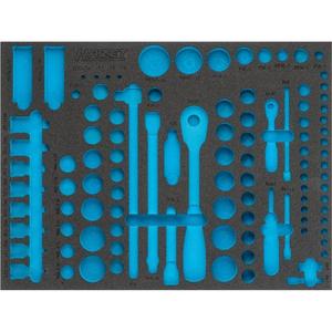 Inserto de Espuma Suave Hazet 163-369/104, Accesorio para Estuche de Herramientas de 2 Componentes - Product Image 1