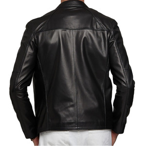 Chaqueta de cuero al por mayor de invierno para hombre de color personalizado para uso al aire libre disponible en precio al por mayor bajo - Product Image 4