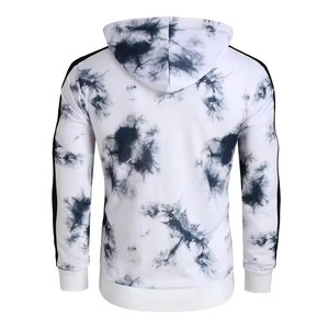 Sweat à capuche surdimensionné 100% coton pour homme avec motif brodé automne saison pull à motif solide impression numérique pull vierge - Product Image 2