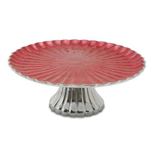 Grand plateau et support de service à gâteaux élégants en métal poli miroir Design simple pour la vaisselle de restaurant élégante en Inde - Product Image 5