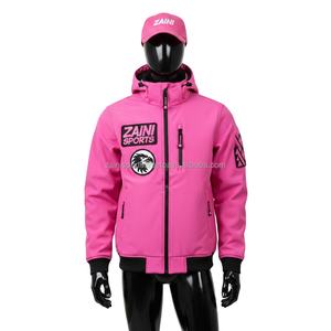 Chaqueta Softshell para Hombre, Tejido de Forro Polar Premium, Color Rosa Sólido, Ropa de Abrigo de Invierno, Logotipo de Transferencia de Calor, Chaqueta Softshell para Hombre - Product Image 1