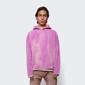 Sweats à capuche pour hommes de haute qualité, effet délavé à l'acide, 100% coton, polaire respirant, élégant, vente en gros, quantité minimale de commande - Product Image 3