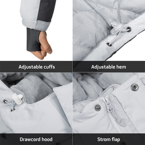 Chaqueta de nieve de alta calidad impermeable Softshell tela chaqueta de esquí logotipo personalizado impresión mejor calidad cremalleras impermeables - Product Image 4