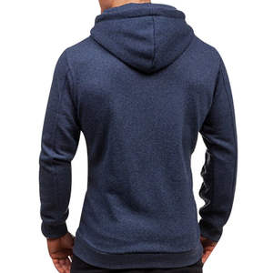 Cheap Woolen Solid Lined <b>Hoodie</b> <b>for</b> <b>Men</b> Autumn Winter Fashion with Pocket Logo OEM - Product Image 2