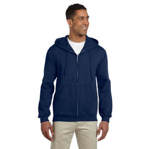 Sweat à capuche zippé pour hommes, sweat à capuche surdimensionné en polaire, manches longues, épaules tombantes, streetwear vintage à la mode pour hommes - Product Image 4