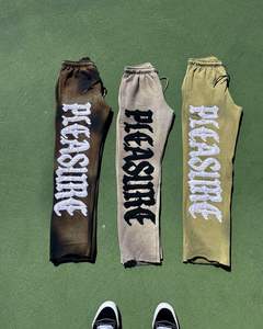 ชุดเสื้อฮู้ดและกางเกงกันหนาวปักลายขนแกะปรับแต่งได้สำหรับทุกเพศ (ดีไซน์มีเส้น) - Product Image 3