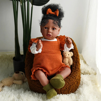 Poupée Bébé Reborn Réaliste Babeside Saria, 20 Pouces, Peau Noire, Afro-Américaine