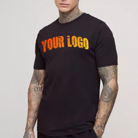 T-shirts pour hommes de haute qualité, embossés, surdimensionnés, style hip-hop, 100% coton, impression de logo personnalisée, couleurs unies numériques, séchage rapide