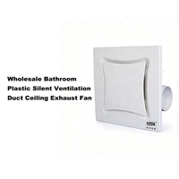 Ventilador de Extracción de Aire para Techo de 8 Pulgadas Cuadradas, ABS, 110-240V, Cobre, Bajo Ruido, para Uso Doméstico
