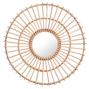 Espejo de pared chapado en oro con diseño Circular de estilo único, calidad superior para oficina, sala de estar, uso decorativo para el hogar, espejo de pared - Product Image 4