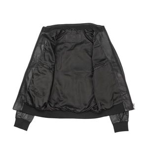 แจ็คเก็ตหนัง BOMBER JACK สีดำ - Product Image 5