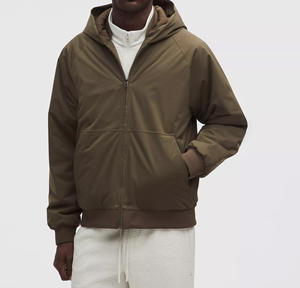 เสื้อฮู้ดซิปแบบสั่งทำพิเศษจากโรงงานโดยตรง ผลิตจากผ้าฝ้าย 100% กันน้ำ น้ำหนัก 410 กรัม ใส่ได้ทั้งชายและหญิง เป็นมิตรกับสิ่งแวดล้อม ระบายอากาศได้ดี เหมาะสำหรับฤดูหนาว สไตล์สตรีทแวร์ - Product Image 1