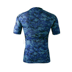 Servicio OEM Calidad superior Color sólido Manga larga Manga corta Rash Guards Estilo único Uso al aire libre Manga corta Rash Guards - Product Image 3