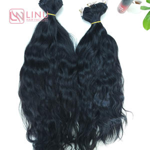 Paquetes de cabello crudo vietnamita virgen 100% de Venta caliente Cabello ondulado natural sin procesar ¡Extensiones de cabello humano excelentes sin enredos! - Product Image 1